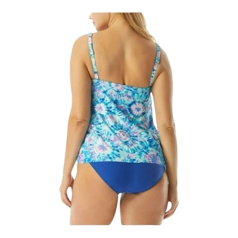 Coco Reef Contours Clarity Draped Tankini Swim Top NWT - Picture 7 of 11